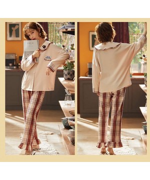 Sets Leisure Wear Home Clothes for Women Skin Friendly Material Cute Soft Pajama Sets - Milk White - CM199HMWUHK