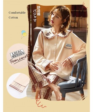 Sets Leisure Wear Home Clothes for Women Skin Friendly Material Cute Soft Pajama Sets - Milk White - CM199HMWUHK