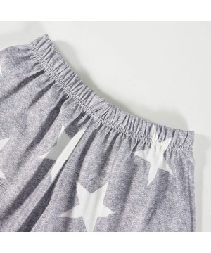 Sets Pajamas for Women Shorts Set- Women's Summer Cute Cartoon Print Tee and Shorts Sleepwear Nightwear Pjs - A_gray2 - CM190...