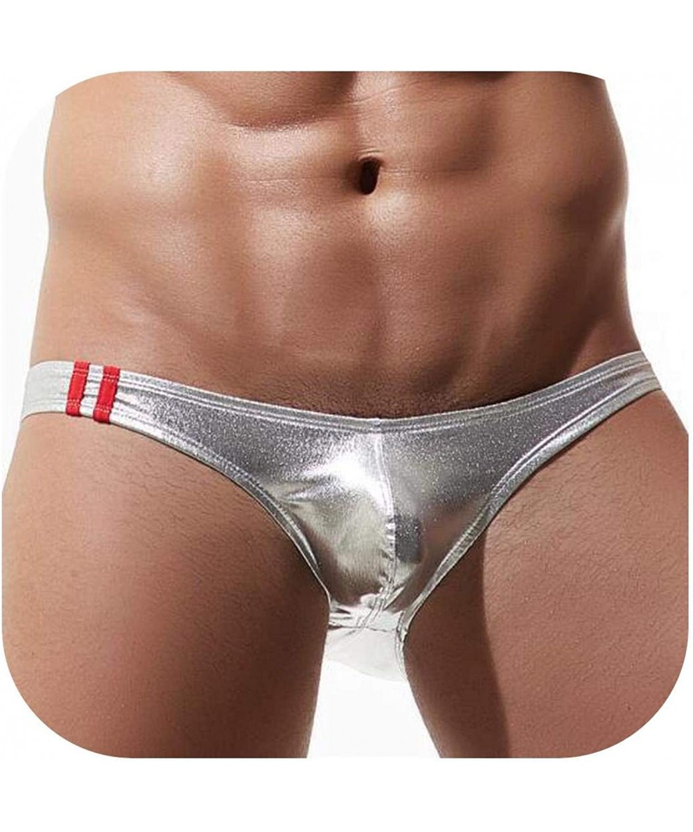 G-Strings & Thongs Tight Men Underwear Sexy Thongs Jockss Comfortable T Back Breathable Jock S Slip Erotic Strings - Silver -...