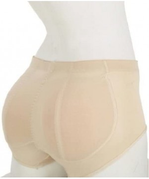 Shapewear Butt Pads Fake Butt Silicone Buttocks Shaper Panty with Smooth Control Instant Lift and Shape S Nude - C2114PL1K6F