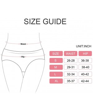 Panties Women's Hipster Underwear Seamless Low Rise Bikini Nylon Spandex Panties Pack 4 - Style-hipster - CA18HK4Y5Z9