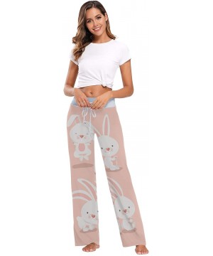 Bottoms Women's Fashion Yoga Pants Palazzo Casual Print Wide Leg Lounge Pants Comfy Casual Drawstring Long Pajama Pants - Gro...