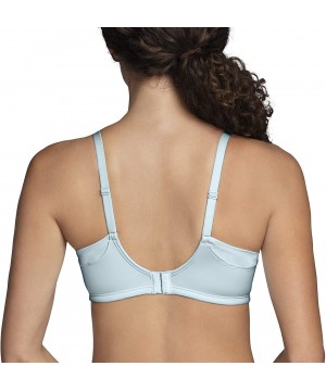 Bras Women's Beauty Full Coverage Wirefree Extended Side and Back Smoother Bra 72267 - Clear Waters - CR1923NAMT8