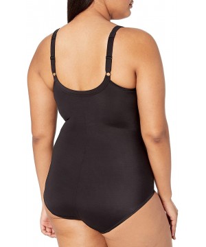 Shapewear Women's Passion for Comfort Minimizer Bodysuit - Black - C318270ZR5D