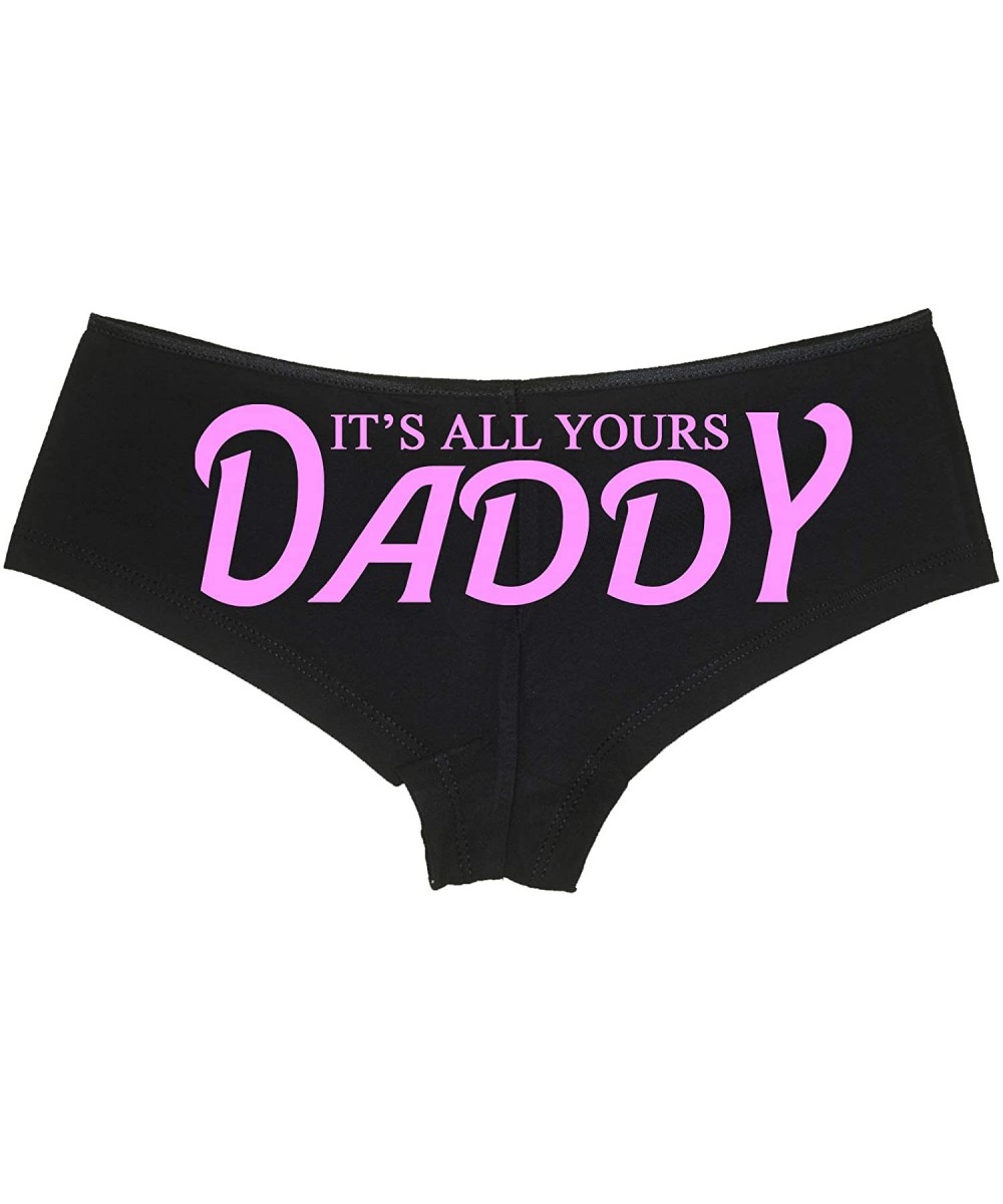 Panties It's All Yours Daddy Boyshort Panties for Daddy's Girl DDLG - Bubblegum - C718LQQACAY