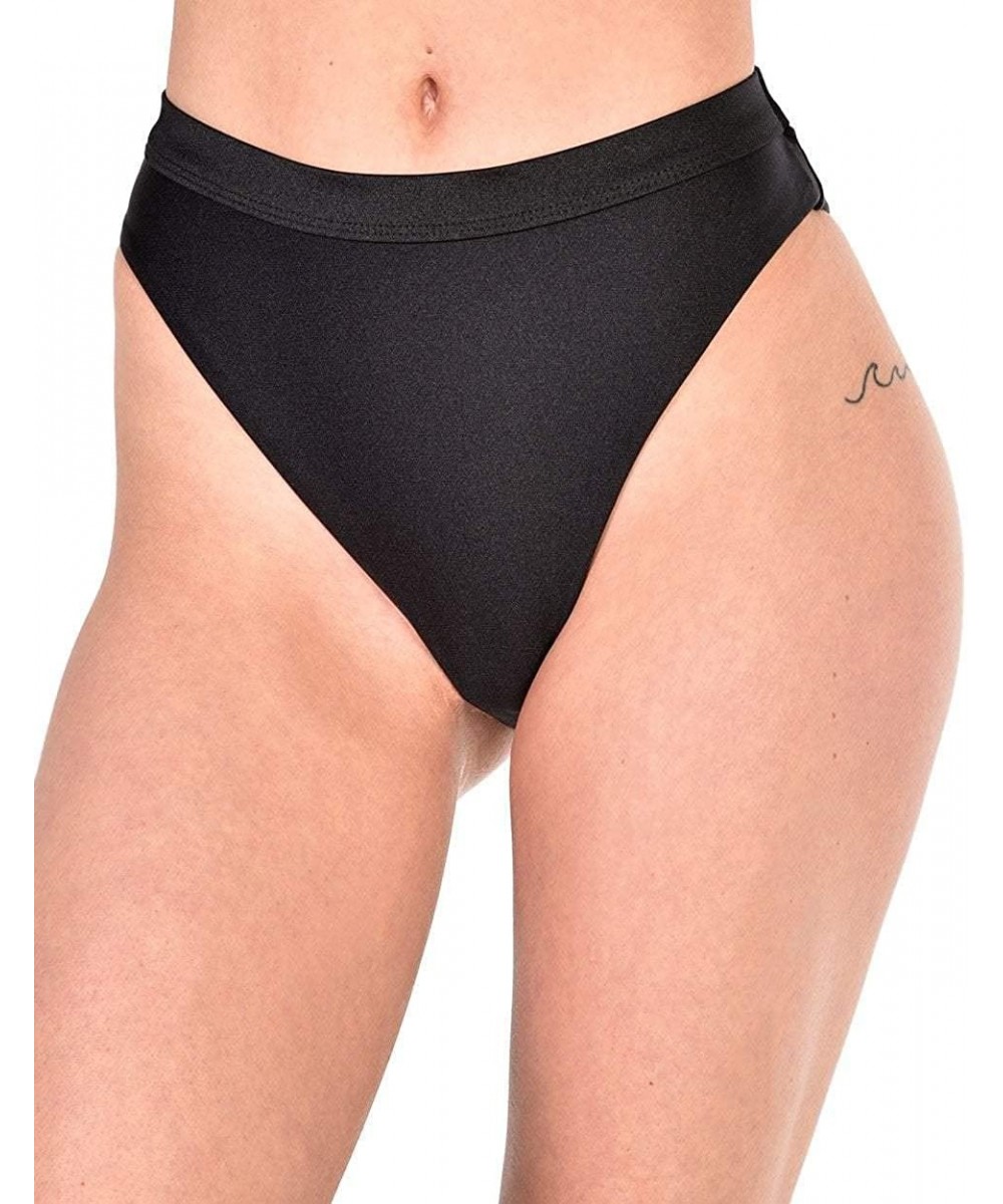 Shapewear Women's High Cut High Waisted Booty Shorts Bottoms - Malibu Bb - Black - CY18MD6E38W