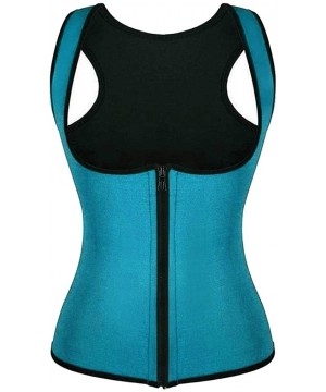 Accessories Womens Fitness Corset Sport Body Shaper Vest Waist Trainer Workout Slimming - Dark Blue - CE1907S3OYH