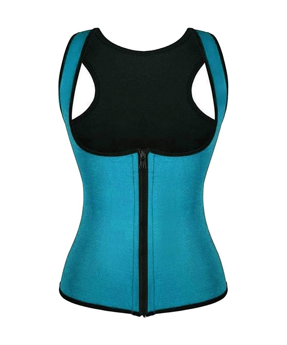 Accessories Womens Fitness Corset Sport Body Shaper Vest Waist Trainer Workout Slimming - Dark Blue - CE1907S3OYH