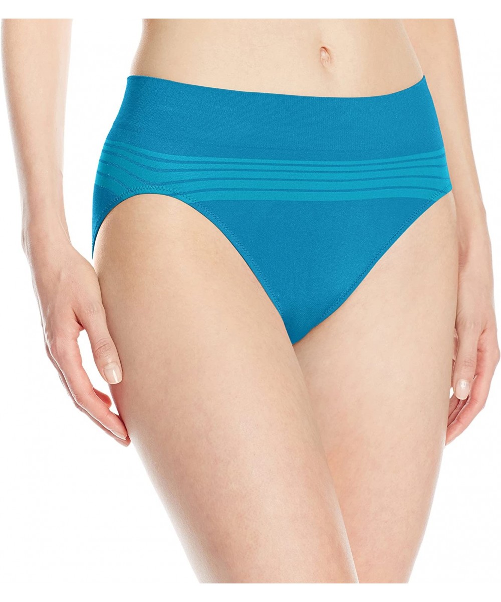 Panties Women's No Pinching No Problems Seamless Panty - Treasure Teal - CI12HII1KDT