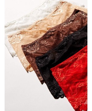 Briefs Mens Sissy Pouch Panties with Ice Silk Pouch / Mens Panties - Coffee- 2 Pairs - C518ALC3NZX