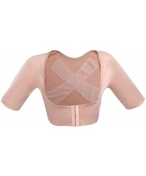 Shapewear Upper Arm Shaper Post Surgical Compression Sleeves Humpback Posture Corrector Tops Shapewear for Women - Beige - CQ...