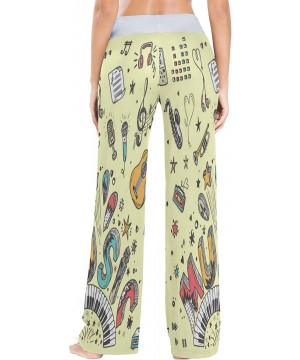 Bottoms Womens Pajama Lounge Pants Original Oil Painting Running Horse Wide Leg Casual Palazzo Pj Sleep Pants Laides 3d Print...