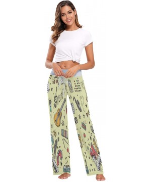 Bottoms Womens Pajama Lounge Pants Original Oil Painting Running Horse Wide Leg Casual Palazzo Pj Sleep Pants Laides 3d Print...