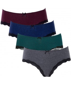 Panties Women's Soft Underwear Strech Panties Comfort Panty Packs - Assorted1 - CE18EYTDOAH