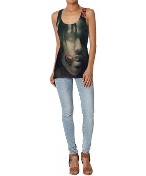 Camisoles & Tanks Lil Durk Womans Senior Round Neck Polyester Pattern Vest - C0196883HD5