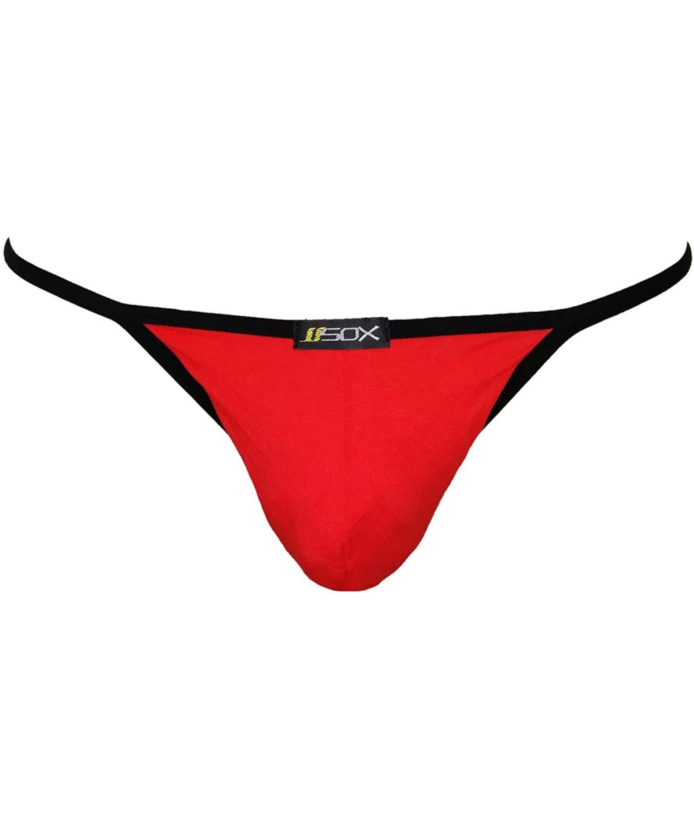 Bikinis Surprisingly Resilient Mini Bikini Underwear Sexy Man- Transparent- Colorful 30-55 - Modal - Red - C212O7JMEUY