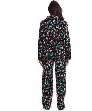 Sets Matching Christmas Pajamas for Family and Couples - Christmas Lights - Womens - CF18E8I999C