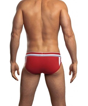 Briefs Men's Relay Brief - Red/White - CT12H3RH0N9