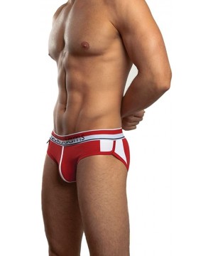 Briefs Men's Relay Brief - Red/White - CT12H3RH0N9