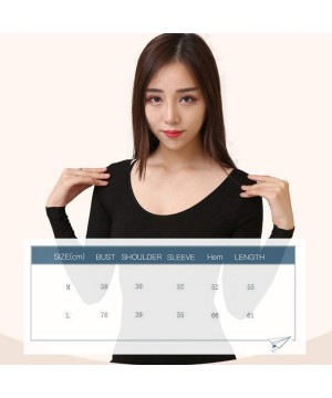 Thermal Underwear Winter Thermal Shirt Women Slim Autumn Underwear Long Sleeve Warm Underwear Thermal Tops - Black - CS193UWGK0H