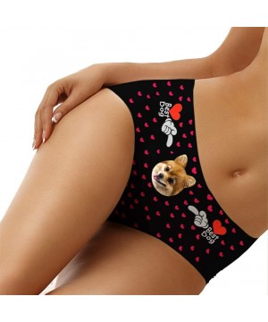 Panties Custom Women's Panties Seamless Underwear with Photo A Great Gift for Her - Multi08 - CE197M3ILOQ