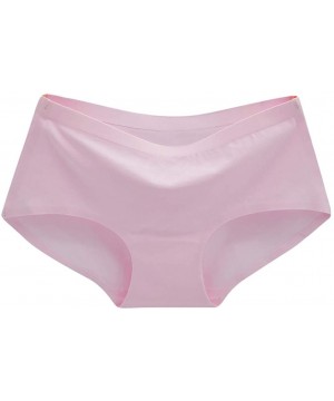 Bustiers & Corsets Fashion One-Piece Seamless Underwear Mid-Waist Sexy Lady Underwear All Cotton - Pink - CH18SCU63IS