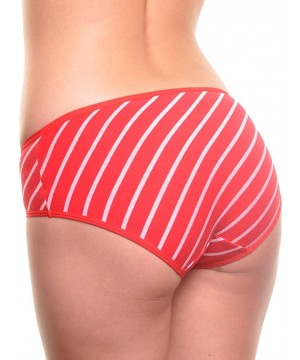 Panties 12-Pair-Pack Cotton/Spandex Hiphugger - 12-pack Stripes With Rhinestone - CZ11GX92V5V