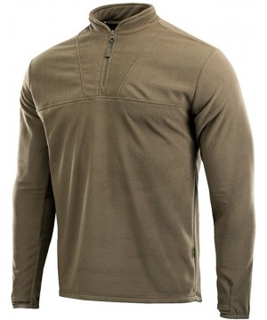 Thermal Underwear Fleece Jacket Underwear Sweater Tactical Top Delta - Olive Dark - C018GQT5MTZ