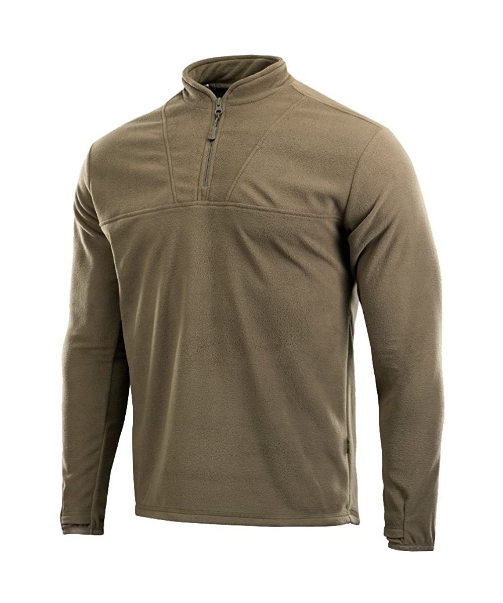 Thermal Underwear Fleece Jacket Underwear Sweater Tactical Top Delta - Olive Dark - C018GQT5MTZ