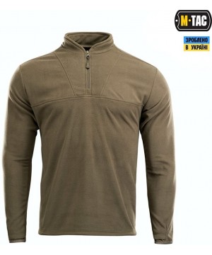 Thermal Underwear Fleece Jacket Underwear Sweater Tactical Top Delta - Olive Dark - C018GQT5MTZ