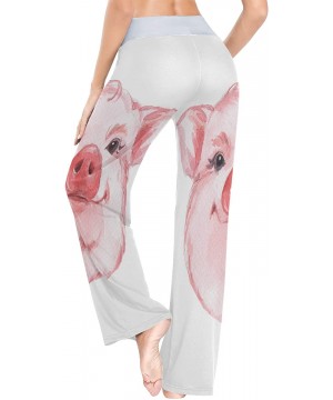 Bottoms Womens Pajama Lounge Pants Funny Cat Cute Kitten Wide Leg Casual Palazzo Pj Sleep Pants Girls - Amazing 3 - CT19C4XU38R