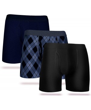 Boxer Briefs Soft Cotton Boxer Briefs Mens Underwear - Dark of 3 Pcs - CC18XSWN66O