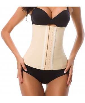 Shapewear Women's Latex Sport Girdle Waist Trainer Cincher Corset - 3 Hook Underbust Hourglass Body Shaper for Weight Loss - ...