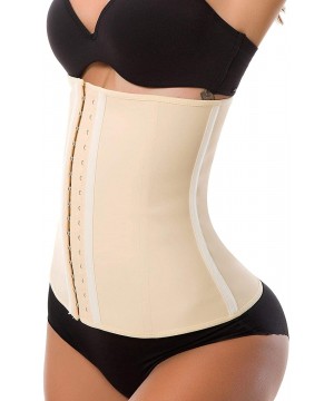 Shapewear Women's Latex Sport Girdle Waist Trainer Cincher Corset - 3 Hook Underbust Hourglass Body Shaper for Weight Loss - ...