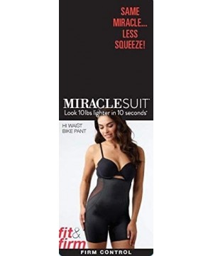 Panties Shapewear Fit & Firm High-Waist Bike Pants - Black - CC195TYT06O