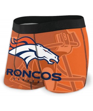 Boxer Briefs Fashion Oakland Raiders Men's Underwear Boxer Briefs No Ride-up Sport Under-wear - Denver Broncos - CB197A34NL4