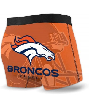 Boxer Briefs Fashion Oakland Raiders Men's Underwear Boxer Briefs No Ride-up Sport Under-wear - Denver Broncos - CB197A34NL4