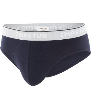 Briefs Certified Organic Cotton Brief Underwear - Navy - C4185WD6Z6S