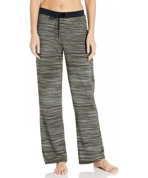 Bottoms Women's Pajama Lounge Bottom Long Pant - Charcoal Space Dye - C312MAH8VCS