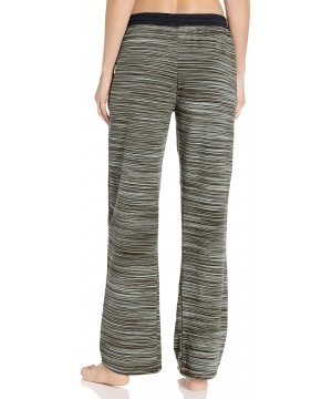 Bottoms Women's Pajama Lounge Bottom Long Pant - Charcoal Space Dye - C312MAH8VCS