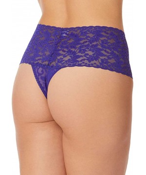 Panties Signature Lace Retro Thong- One Size (0-12) - Night Sky - CQ197MI3GRQ