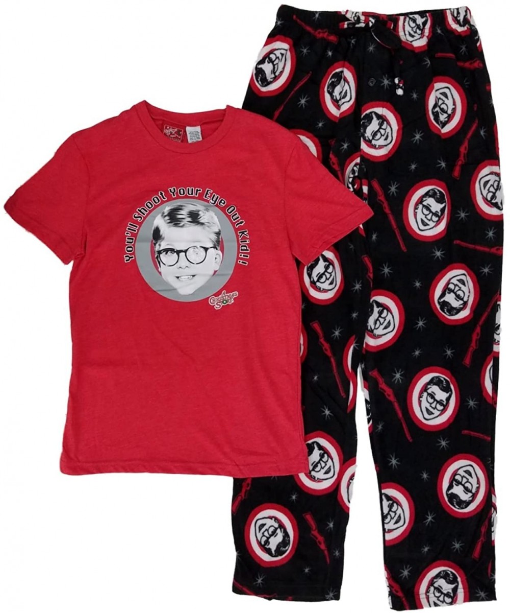 Sleep Sets Mens A Christmas Story You'll Shoot Your Eye Out Pajamas (Medium) - CU180A58RT2