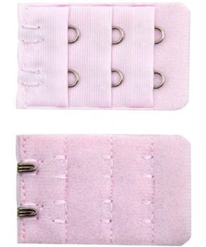 Accessories 5Pcs 3 Rows 2 Hooks Bra Extenders Clasp Strap Women Extender Accessories - Pink - CC19DUG9MY2