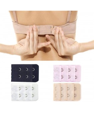 Accessories 5Pcs 3 Rows 2 Hooks Bra Extenders Clasp Strap Women Extender Accessories - Pink - CC19DUG9MY2