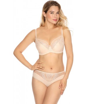 Bras Underwired Lace Semi Padded Bra 933 Adrianna - Beige - CT195TRX0WA