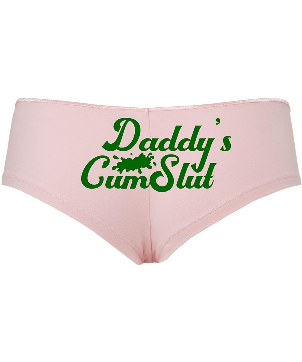 Panties Daddys Little Cumslut Submissive Oral Slut Boyshort DDLG - Forest Green - C718STOIATD