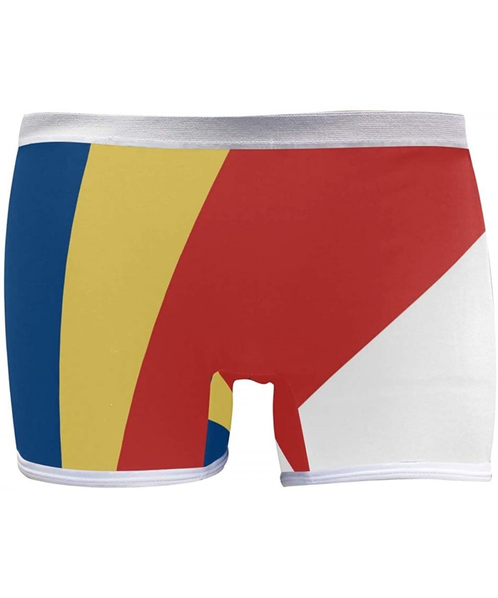 Panties Women's Seamless Boyshort Panties Puerto Rico Flag Underwear Stretch Boxer Briefs - Seychelles Flag - C318SAKZHT5