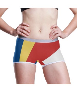 Panties Women's Seamless Boyshort Panties Puerto Rico Flag Underwear Stretch Boxer Briefs - Seychelles Flag - C318SAKZHT5