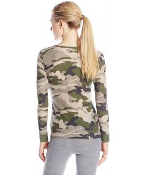 Thermal Underwear Women's Waffle Thermal Underwear Top - Green Camo - CG12LDUKZRP